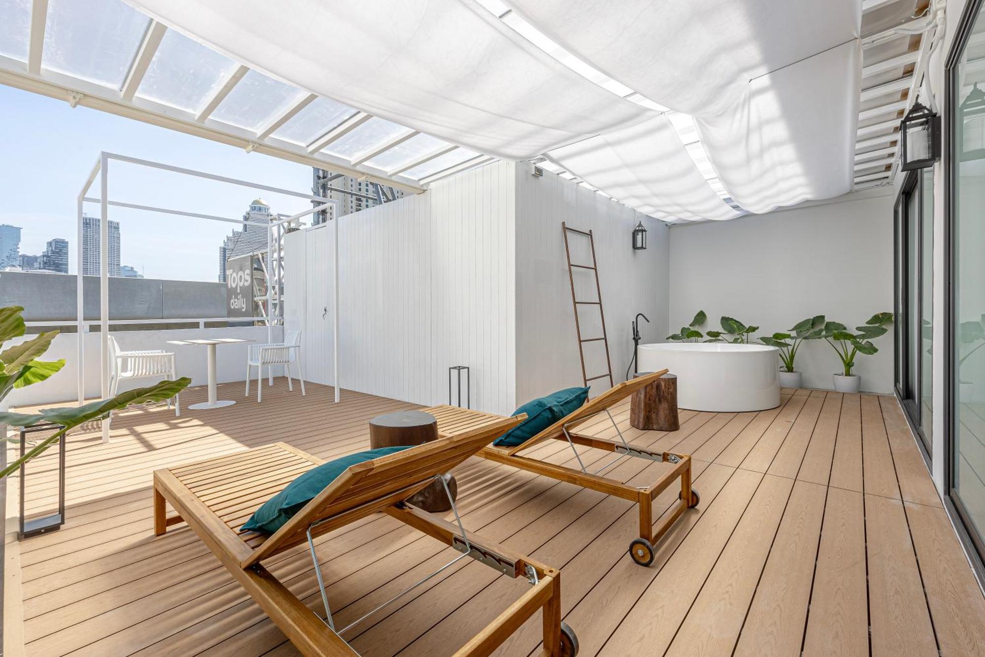 Apartamento The Lair Bangkok - 3Mins Walk To Icon Siam Exterior foto